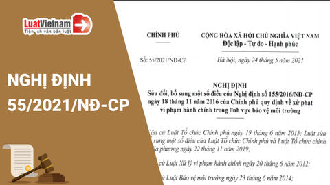 Quy định mới về xử phạt vi phạm hành chính trong lĩnh vực bảo vệ môi trường