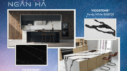 Mang vẻ đẹp huyền bí của vũ trụ vào BST "Nét họa Ngân hà" VICOSTONE®