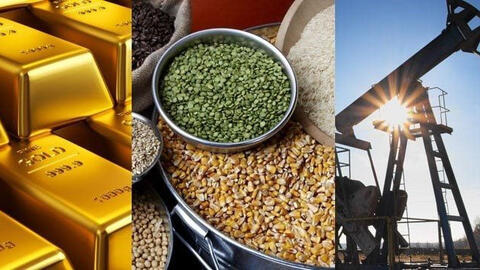 Thị trường ngày 09/01: Giá dầu giảm hơn 3%, vàng, đồng, quặng sắt, ngũ cốc đồng loạt giảm
