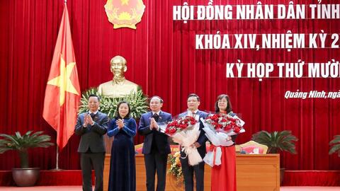 Bí thư Thành ủy Uông Bí giữ chức Phó Chủ tịch tỉnh Quảng Ninh
