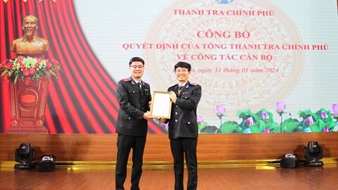 Bổ nhiệm ông Nguyễn Tuấn Anh giữ chức Tổng Biên tập Báo Thanh tra