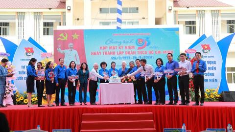 Tỉnh đoàn Bình Dương họp mặt kỷ niệm 93 năm ngày thành lập Đoàn
