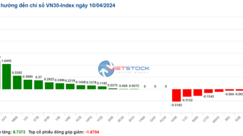 Nhịp đập Thị trường 10/04: Nhóm bất động sản dẫn dắt thị trường