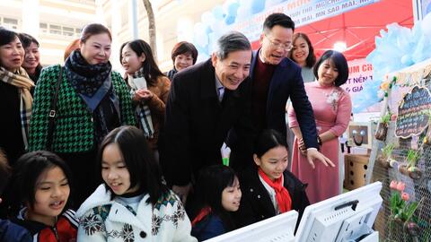 Trường học thông minh - bước tiến mới của ngành Giáo dục Ba Đình