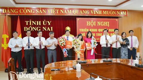 Bổ nhiệm 2 Trưởng phòng giữ chức Phó Trưởng Ban Nội chính Tỉnh ủy, Phó Hiệu trưởng