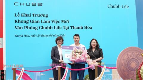 Chubb Life Thanh Hóa khánh thành không gian làm việc mới
