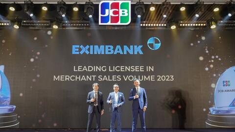 Eximbank được vinh danh giải thưởng danh giá của JCB