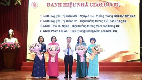 Quận Đống Đa tuyên dương điển hình tiên tiến, nhà giáo tiêu biểu