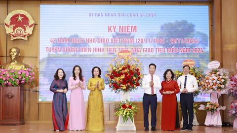 Tuyên dương điển hình tiên tiến, nhà giáo Ba Đình tiêu biểu năm 2024