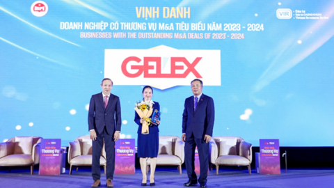 GELEX vinh dự là doanh nghiệp có thương vụ M&A tiêu biểu 2023-2024