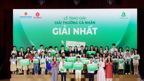 Những ý tưởng xanh đột phá vô địch “Gửi tương lai Xanh 2050”