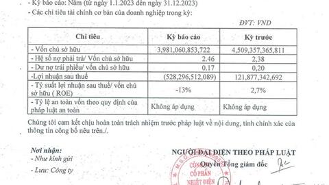 Doanh nghiệp lỗ nặng nhưng báo lãi nhầm hơn 120 tỷ đồng