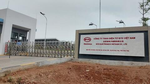 DN FDI đất Phú Thọ: Vua xe điện Trung Quốc kiếm 2,8 tỷ USD từ máy tính bảng, đại gia Modun, ổ cứng Hàn Quốc xuất khẩu 13,4 tỷ USD