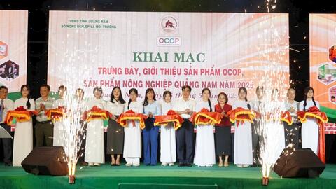 Quảng Nam: Đa dạng sản phẩm OCOP tại triển lãm năm 2025