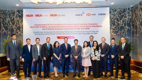 HSBC thu xếp khoản vay không ràng buộc 79 triệu USD cho GELEX