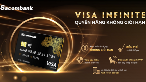 Sacombank Visa Infinite - quyền năng không giới hạn