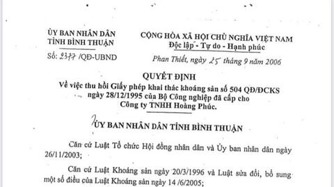 Bình Thuận: Nhiều khuất tất tại mỏ đá Núi Ếch?