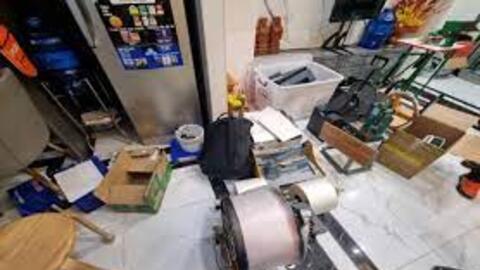Bên trong ‘xưởng’ in tiền giả vừa bị triệt phá ở TP. HCM