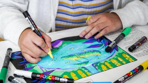 Dùng hội hoạ để phát triển tư duy học sinh