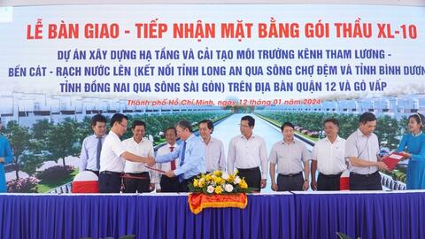 TP HCM: 2 quận bàn giao mặt bằng thi công dự án 8.200 tỉ đồng