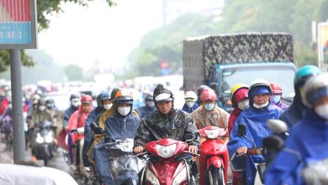 Miền Bắc đón mưa lớn cục bộ