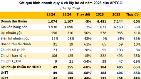Doanh nghiệp sản xuất tinh bột sắn lớn nhất Việt Nam báo lãi 2023 sụt giảm 55% dù giá bán xuất khẩu tăng mạnh