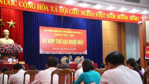 Miễn nhiệm chức danh Chủ tịch, Phó Chủ tịch UBND tỉnh Quảng Nam