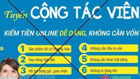 Làm cộng tác viên online, người đàn ông bị lừa hơn 2 tỷ đồng