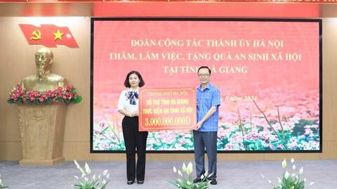 Đóng góp của Hà Nội giúp Hà Giang thúc đẩy giảm nghèo bền vững
