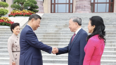 Lễ đón Tổng Bí thư, Chủ tịch nước Tô Lâm và Phu nhân