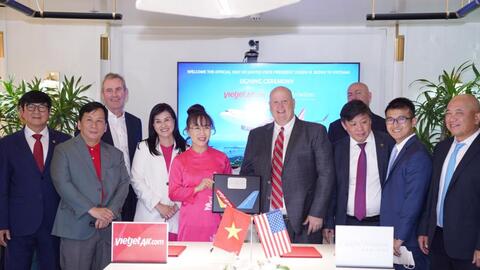 Vietjet ký kết hợp tác với tập đoàn hàng không vũ trụ Mỹ có vốn hóa hơn 132 tỷ USD trong thương vụ trị giá 1,1 tỷ USD