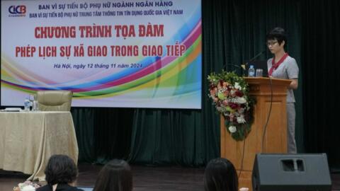 Ban Vì sự tiến bộ phụ nữ CIC tổ chức thành công tọa đàm "Phép lịch sự xã giao trong giao tiếp"