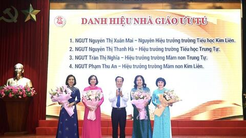 Quận Đống Đa tuyên dương điển hình tiên tiến, nhà giáo tiêu biểu