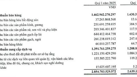 Lợi nhuận quý 1 VGC tăng 56%