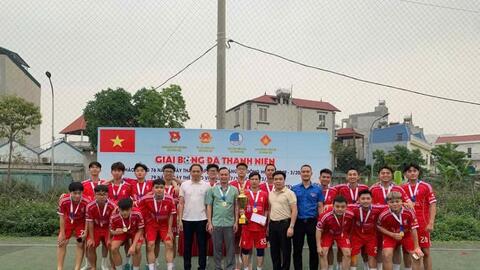 Giải bóng đá thanh niên xã Đông Hội tìm được tân vương