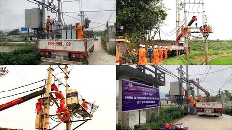 Đảm bảo an toàn điện trong ứng phó sự cố thiên tai