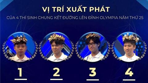 Nam sinh chuyên Quốc học Huế sẽ mở đầu chung kết Đường lên đỉnh Olympia 2025