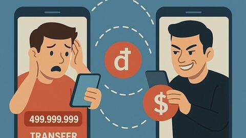 Công an vào cuộc vụ chuyển khoản nhầm gần 500 triệu đồng nhưng không được trả lại