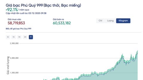 Quỹ bạc lớn nhất thế giới tiếp tục gom mạnh khi giá bạc lập đỉnh lịch sử