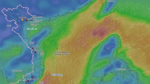 Dự báo diễn biến thời tiết bất lợi trong 2 ngày tới