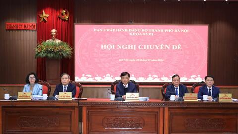Ban Chấp hành Đảng bộ TP Hà Nội cho ý kiến về 4 nội dung quan trọng, cấp thiết