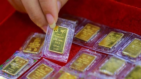 Vàng miếng SJC giảm đến hơn 11 triệu đồng một lượng