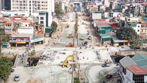 Hầm, đường gần 2.100 tỉ đồng ở Hà Nội sẽ thông xe cùng thời điểm