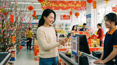 ‏Chi tiêu cuối năm đơn giản bằng nguồn tiền tín dụng khi quét VNPAY-QR ‏