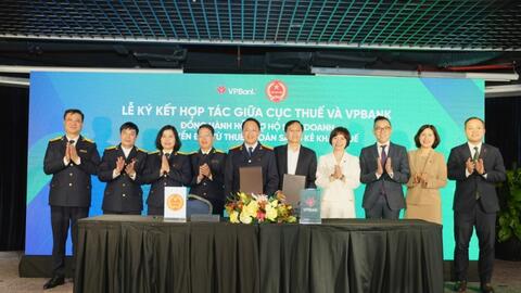 VPBank hợp tác Cục Thuế, hỗ trợ 5,4 triệu hộ kinh doanh