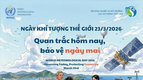 Hưởng ứng Ngày Nước thế giới và Ngày Khí tượng thế giới năm 2026