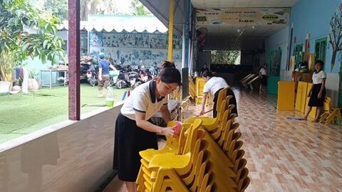 Trẻ mầm non đối mặt nguy cơ bệnh tay chân miệng khi số ca tăng mạnh