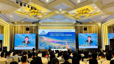 ĐHĐCĐ Hòa Phát: Mục tiêu doanh thu năm 2026 cao kỷ lục, lãi hơn 9.000 tỷ đồng trong quý I