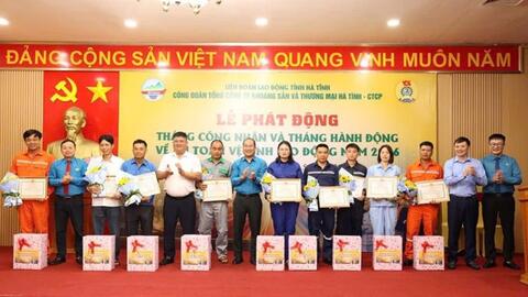 Tôn vinh công nhân tiêu biểu tại Mitraco Hà Tĩnh dịp Tháng Công nhân