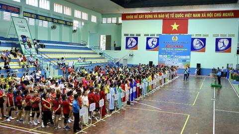 Hội thao công đoàn tạo sân chơi gắn kết người lao động toàn tỉnh Lâm Đồng